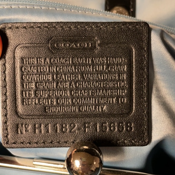 Coach Signature Stitched Patent Leather Logo Bag - Picture 7 of 17
